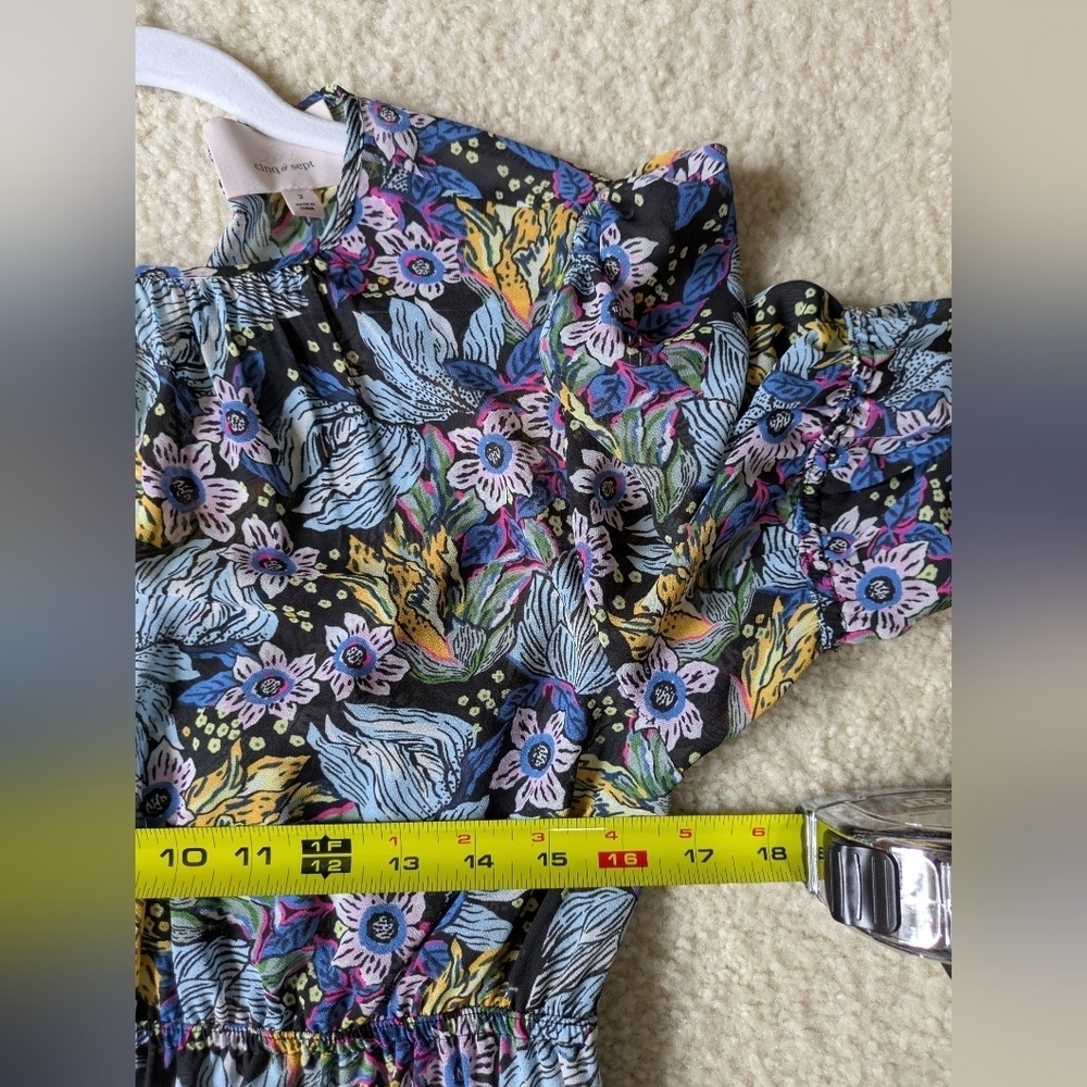 Cinq A Sept Floral Print Women's Dress 2 - Picture 11 of 16